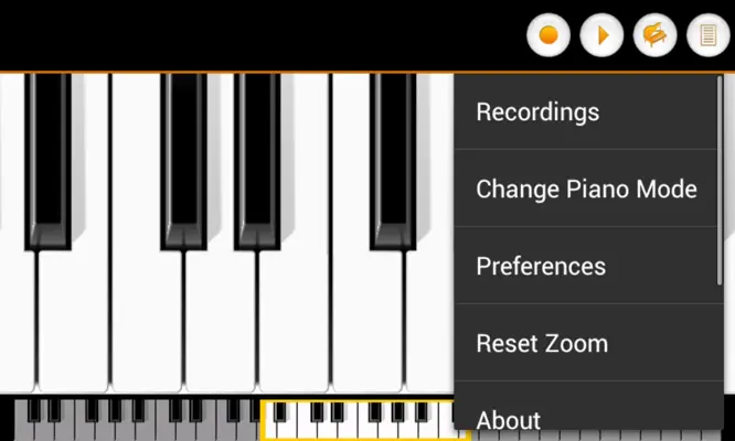 Mini Piano Lite android App screenshot 10