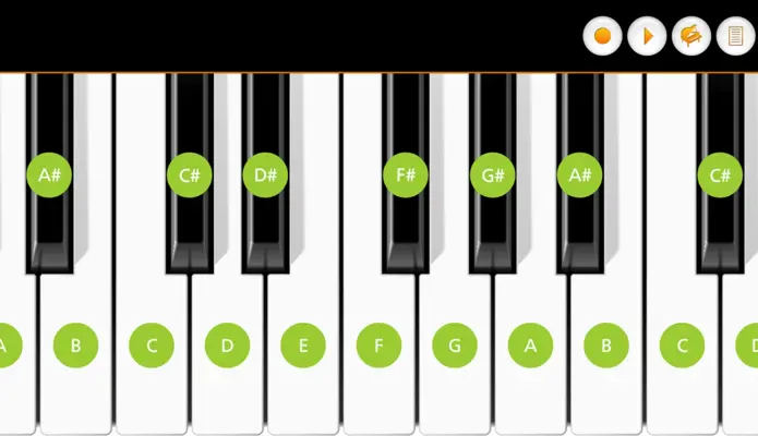 Mini Piano Lite android App screenshot 20