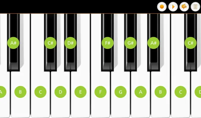 Mini Piano Lite android App screenshot 28