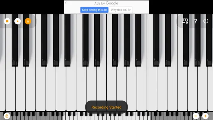 Mini Piano Lite android App screenshot 5